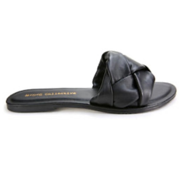 BOG Band of Gypsies Wide Woven Strap Flat, 9, NWB - Picture 3 of 5